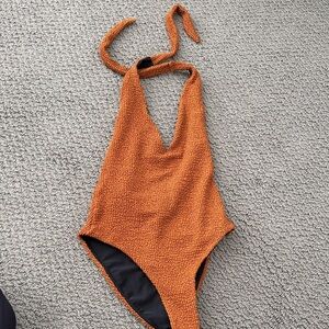Veronica Beard Plunge One Piece Swimsuit
